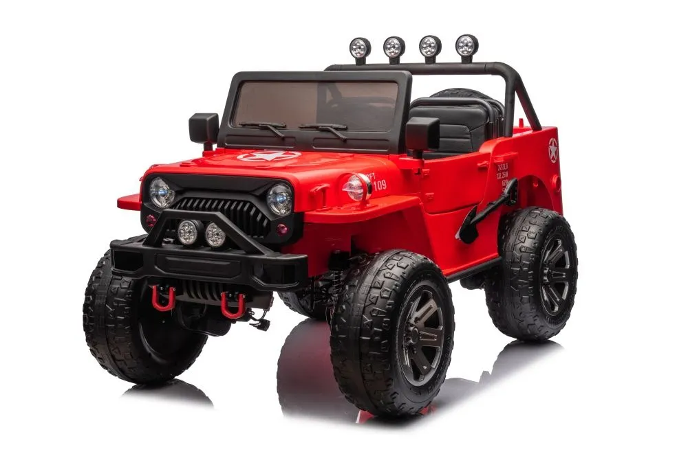 auto na akumulator jh-102 4x4 - crveni - slika 2