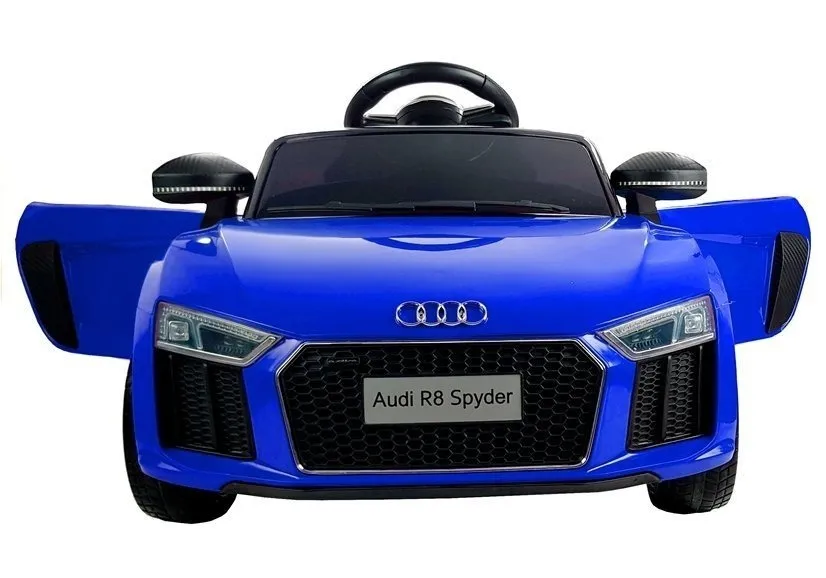 licencirani auto na akumulator audi r8 spyder - plavi - slika 10