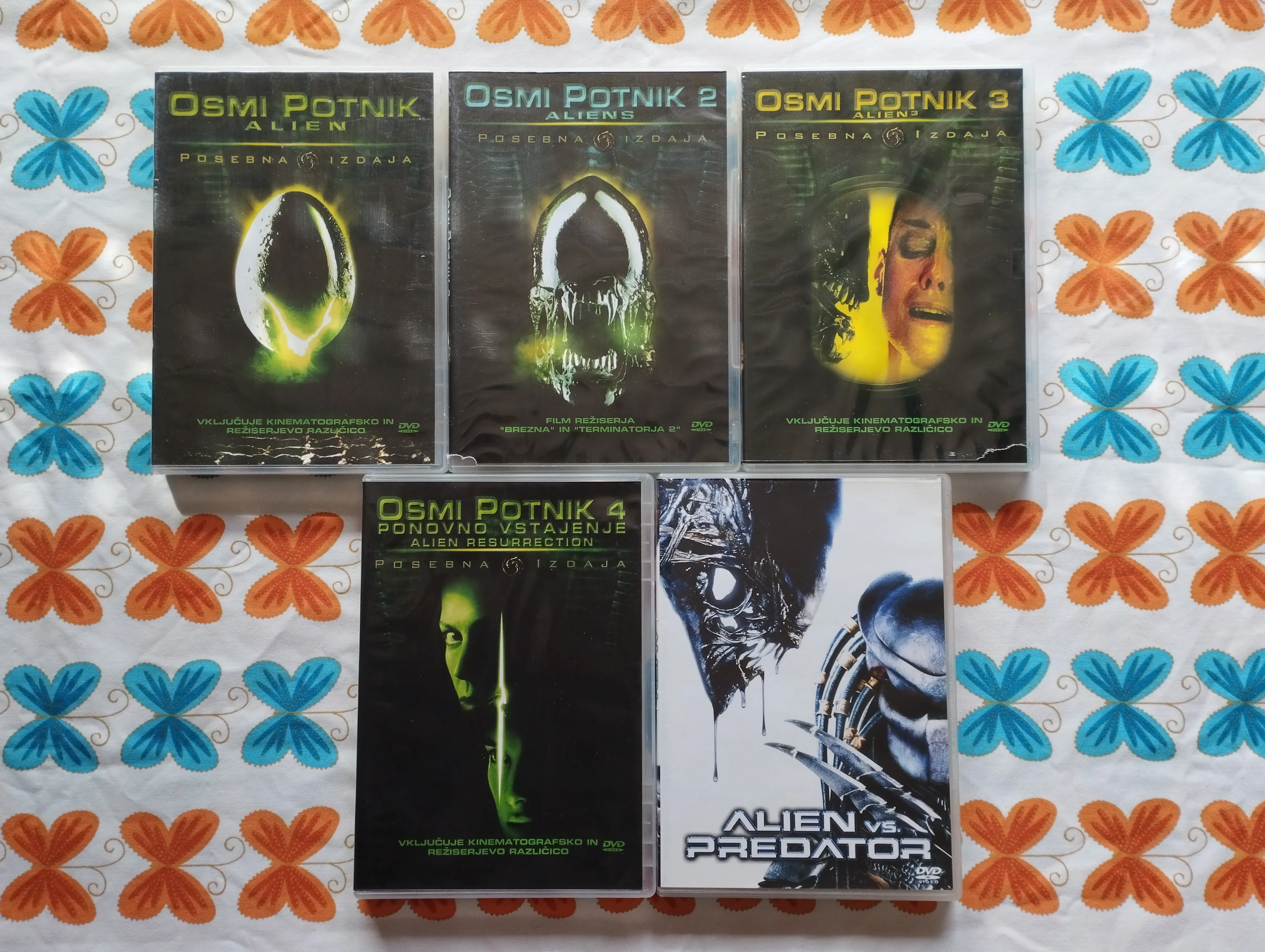 alien, osmi putnik 1,2,3,4 + alien vs. predrator 5dvda lot - slika 2