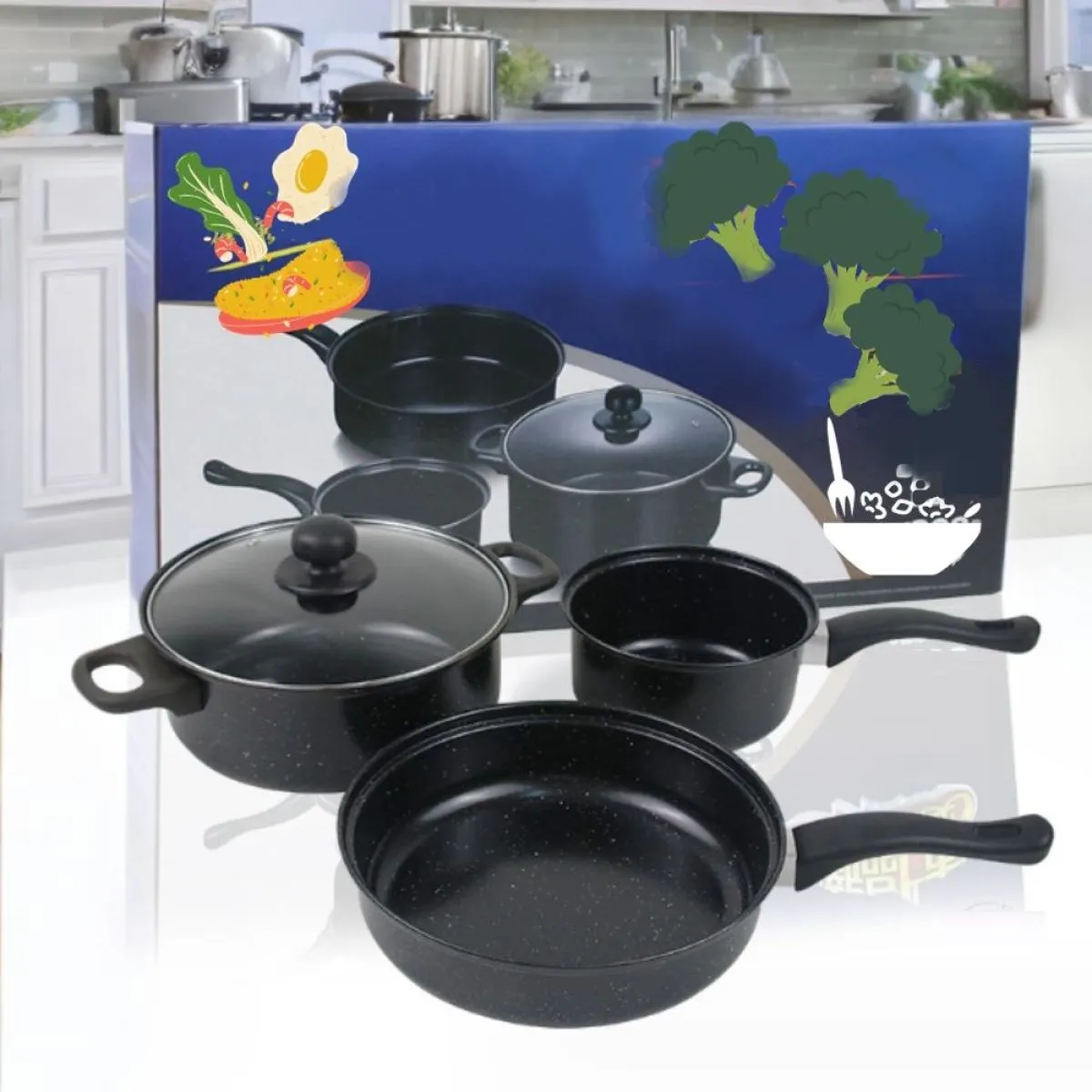 pot and pan - trodijelni set posuđa - slika 3