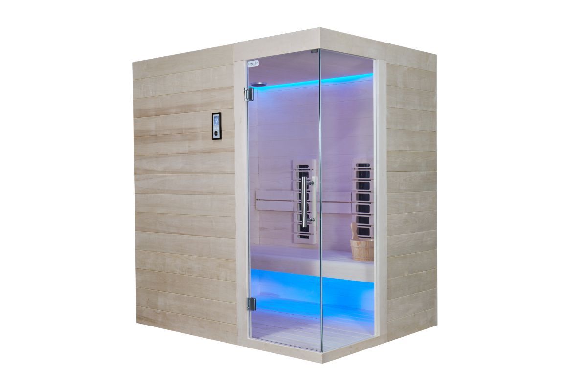 kombinirana sauna – 180 x 140 x 200 cm – elite – aspen - slika 4