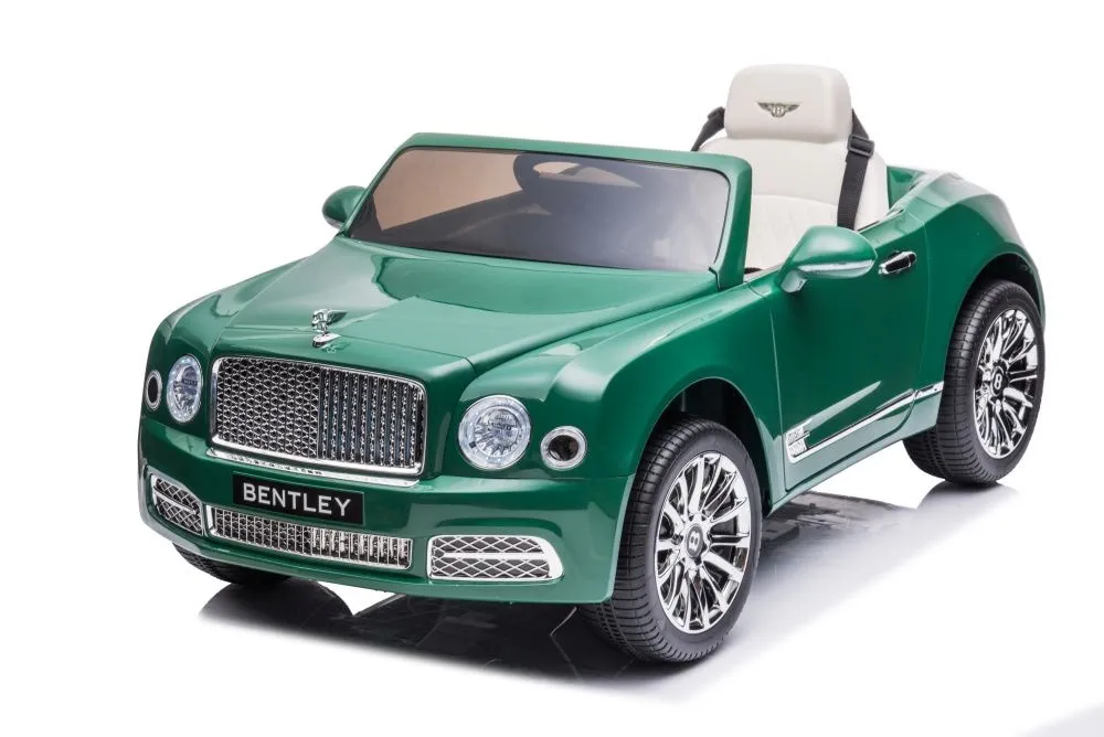 licencirani auto na akumulator bentley mulsanne - zeleni/lakirani - slika 3