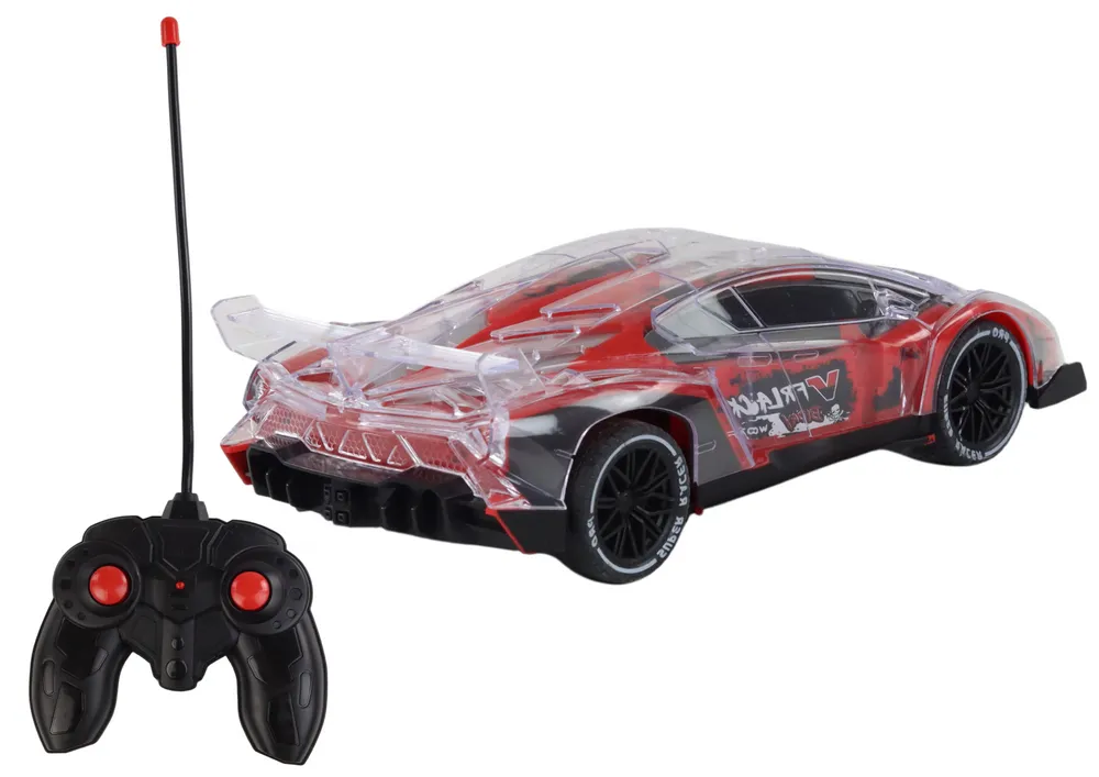 auto na daljinsko upravljanje rc sports car 1:16 - crveni - slika 4