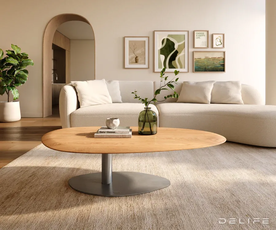 klub stolić edge 140x75cm, materijal: hrast - slika 2