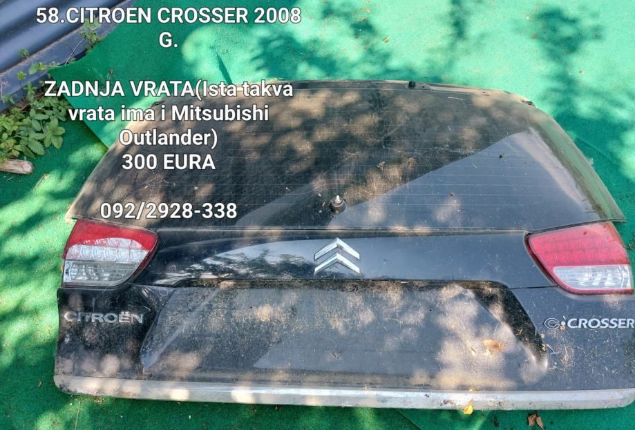 Citroën Crosser 2008.g zadnja vrata - Hrvatski Leskovac, Zagreb