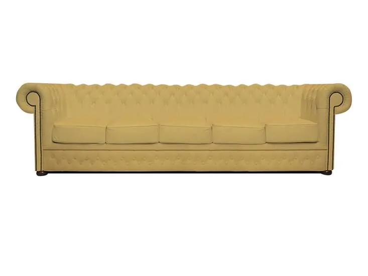 Chesterfield Garnitura First Class Leather | 5-sjedišta | Ivory - Ježdovec, Zagreb