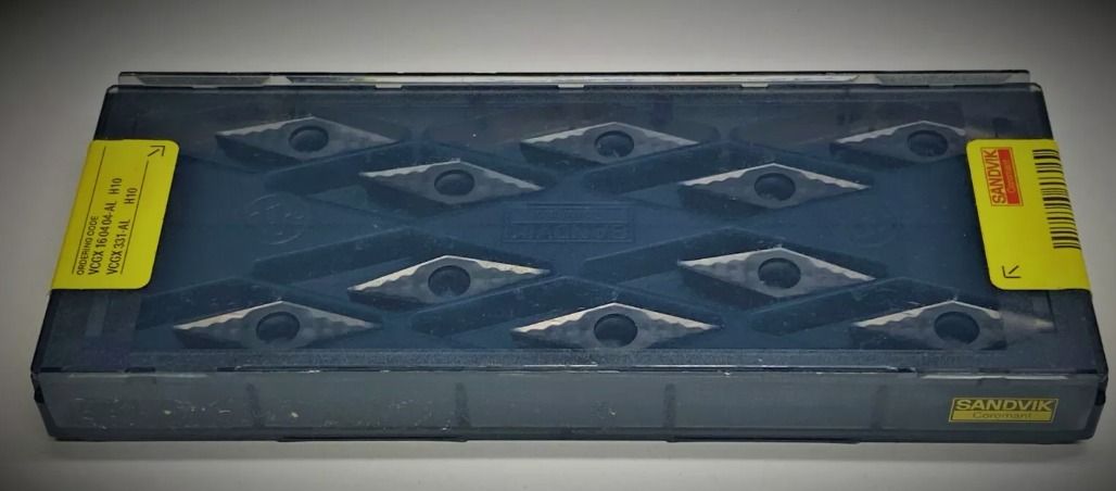 pločice za tokarenje aluminija , sandvik , vcgx 16 04 04-al h10 - slika 3