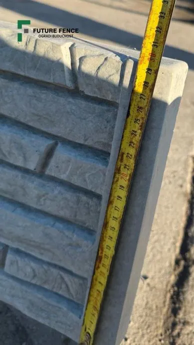 moderni betonski parapet s imitacijom kamena-2d/3d dizajn - slika 4