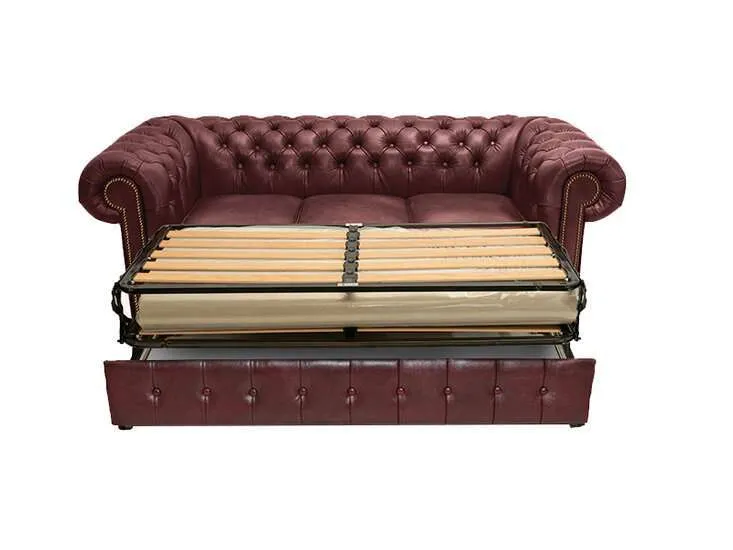 chesterfield trosjed ležaj class leather | 3-sjedišta - slika 2
