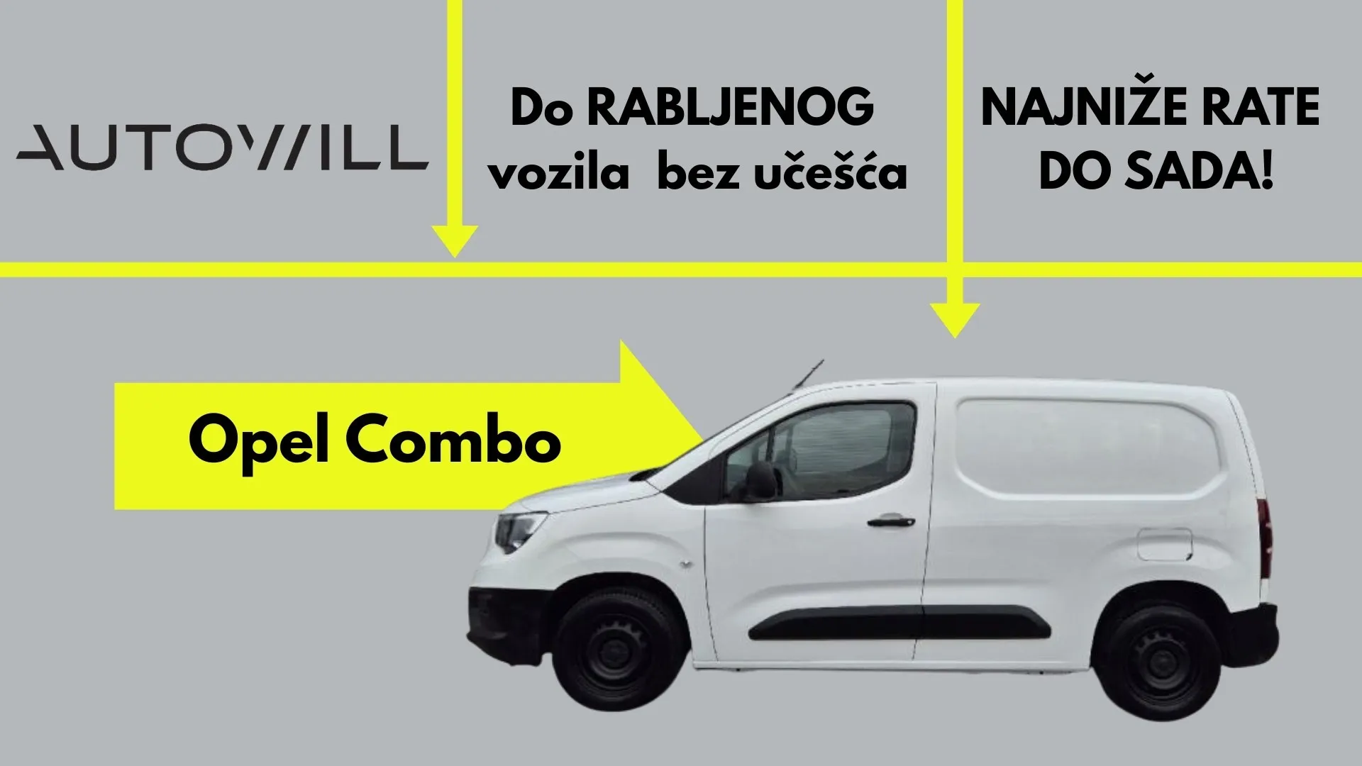 opel combo bez učešća - najniža rata do sada! - slika 1