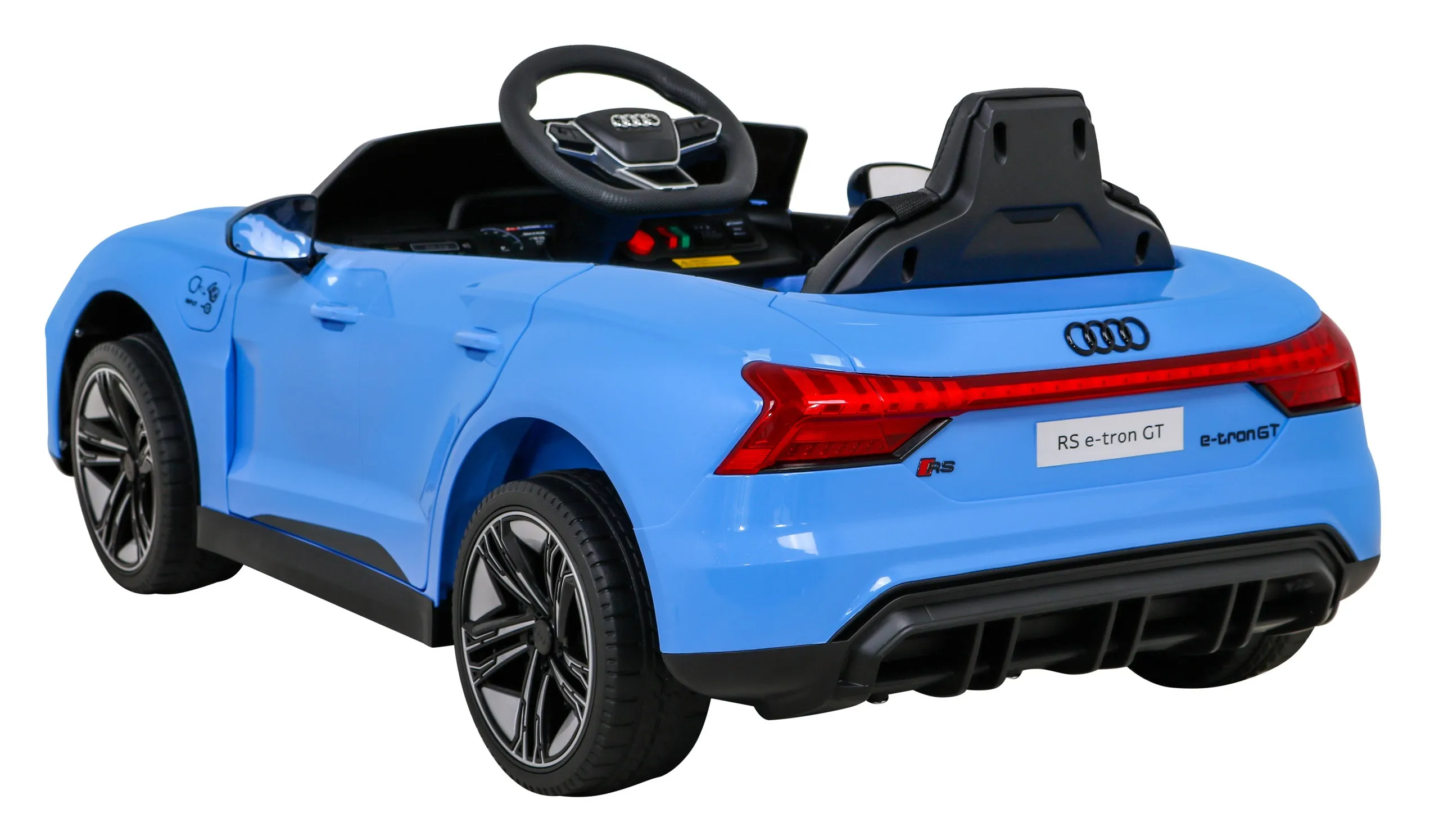 licencirani auto na akumulator audi rs e-tron gt - plavi - slika 4