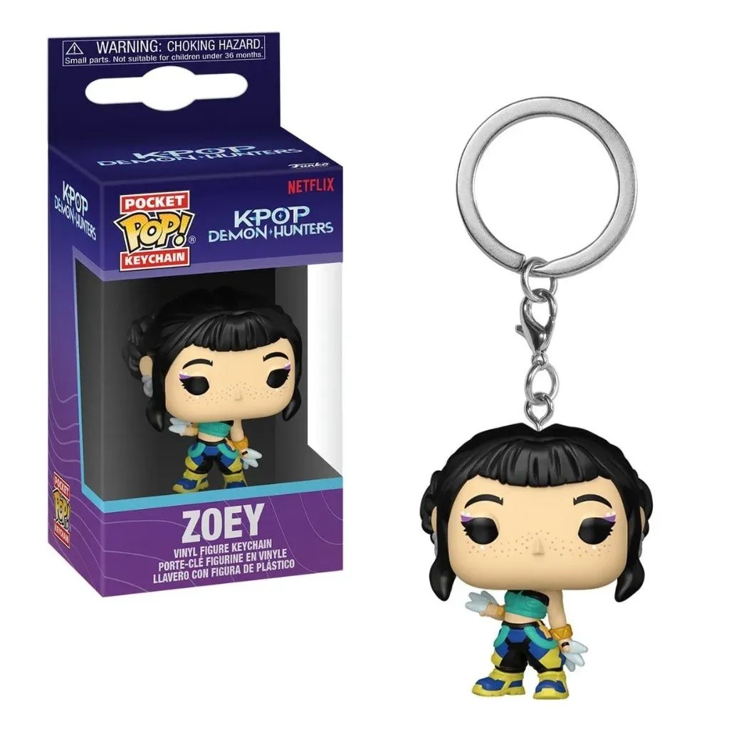 privjesak funko pocket pop!: kpop demon hunters – zoey - slika 3