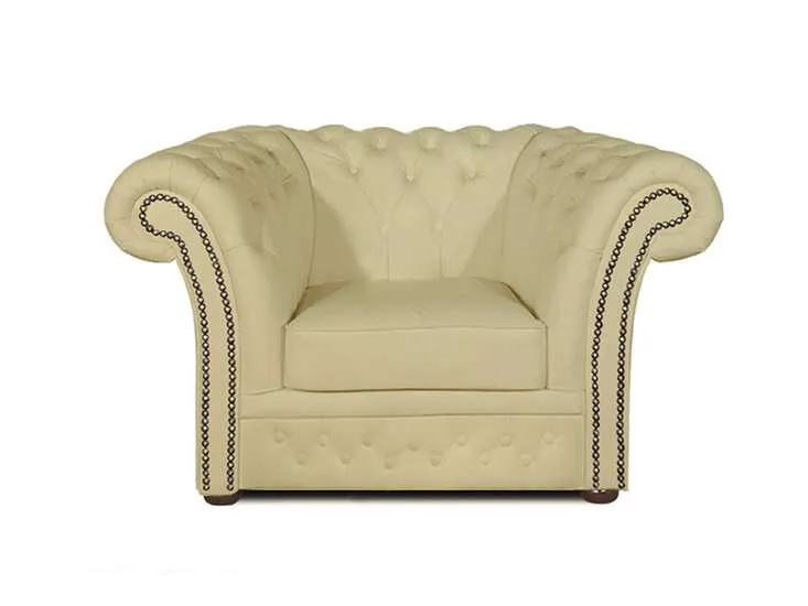 Chesterfield Fotelja Winfield Basic Luxe Leather | 1-sjedište - Ježdovec, Zagreb