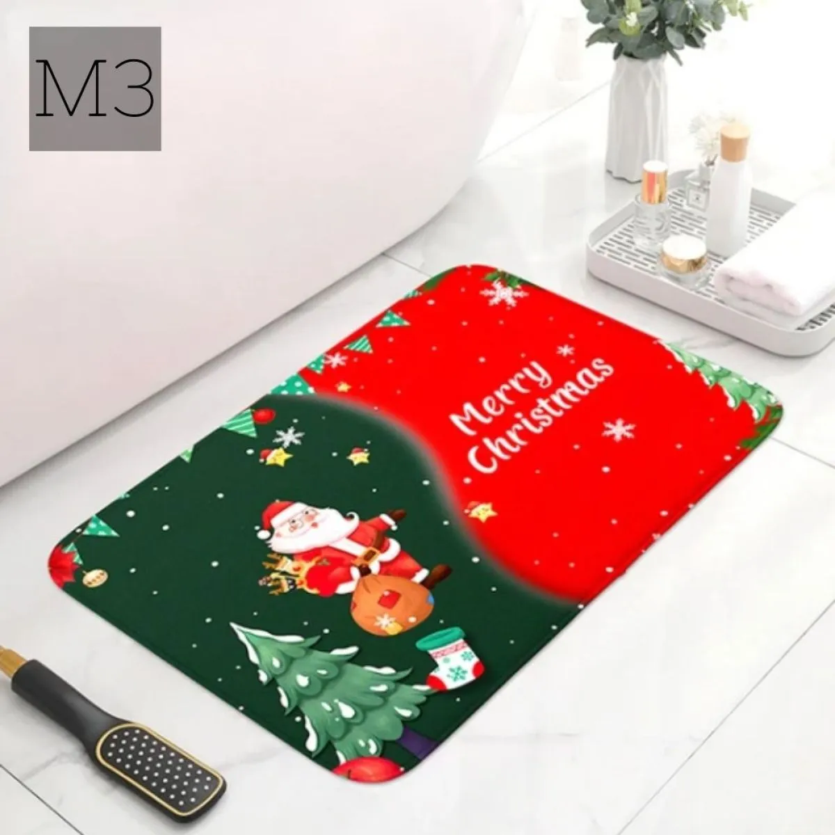 božićni protuklizajući otirači -xmas - slika 4