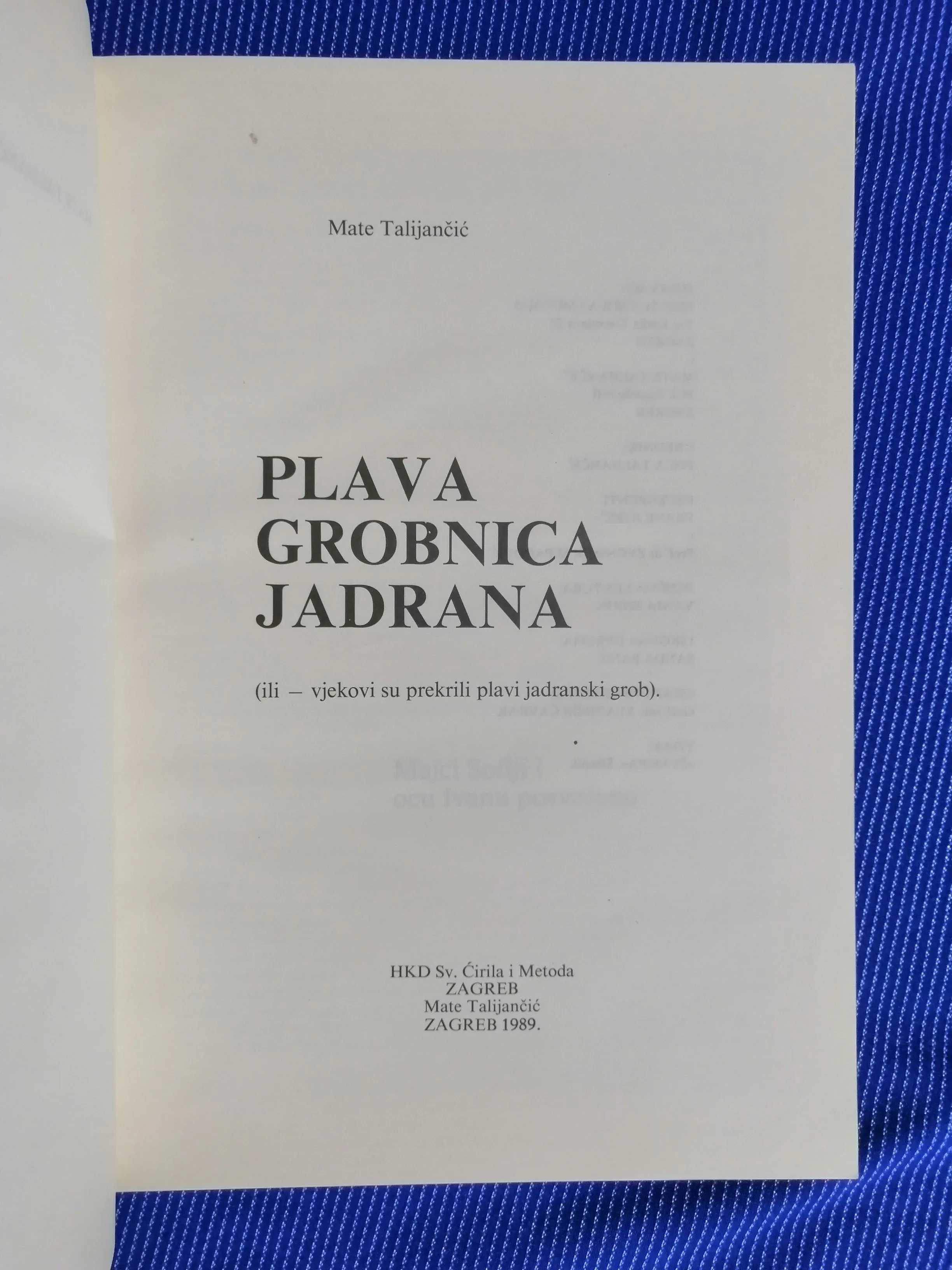 mate talijančić – plava grobnica jadrana - slika 2