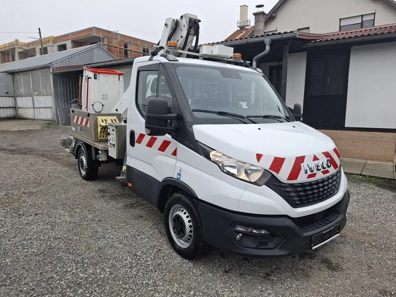 iveco daily 35s14*dizalica košara sa stopama*klima*navigacija* - slika 3
