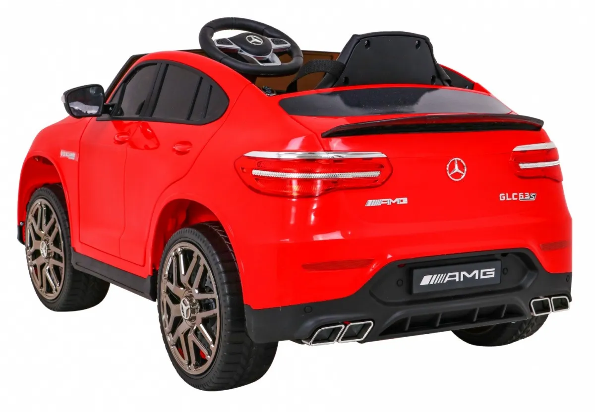 licencirani auto na akumultor mercedes benz glc63s 4x4- crvena - slika 5