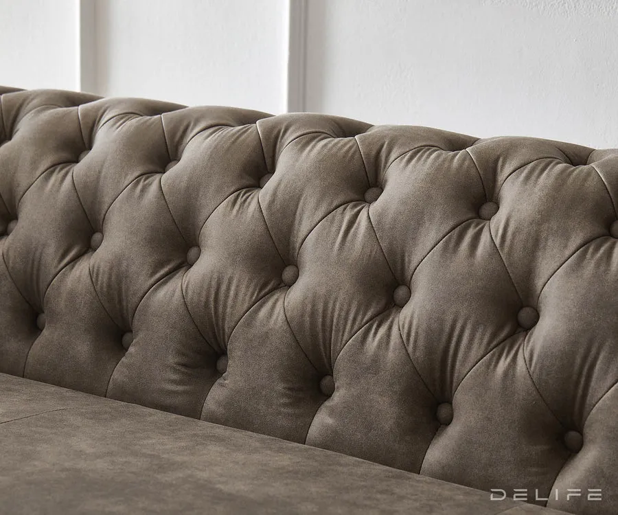 trosjed chesterfield 200x88cm, materijal: mikrovelur - slika 4
