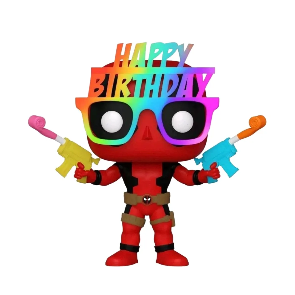 funko pop! marvel: deadpool 30th – birthday glasses deadpool #783 - slika 2