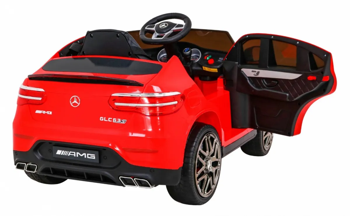 licencirani auto na akumultor mercedes benz glc63s 4x4- crvena - slika 8