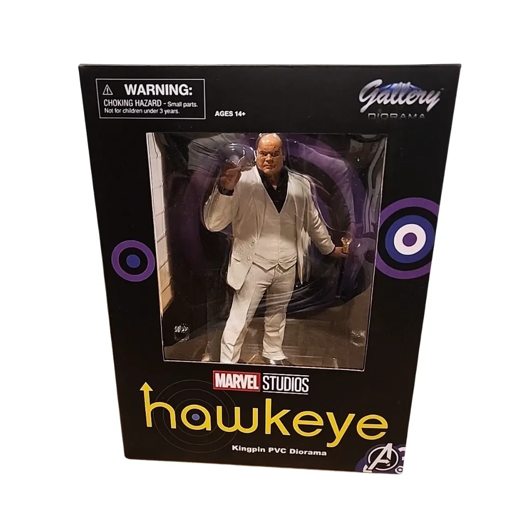 diamond select marvel gallery: hawkeye – kingpin figura, 25cm - slika 2