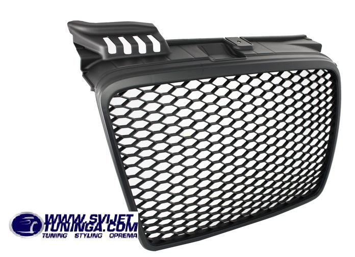 Maska Za Audi A4-B7- 2004-2008 - Rs4 - Izgled - Crna Mat- Top Maska - Županja