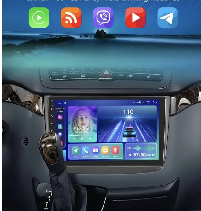 original multimedija za vito viano 2 w639 navigacija android 2din wifi - slika 6