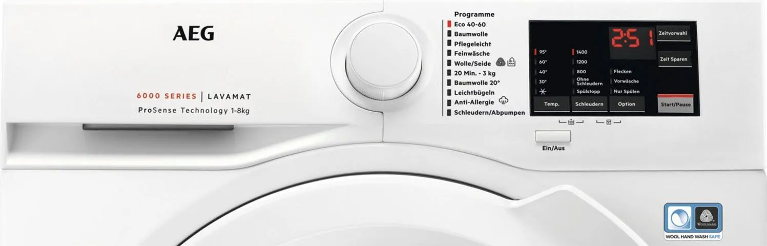 aeg perilica rublja serije 6000 s prosense tehnologijom - slika 11