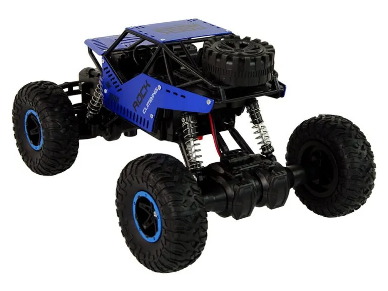 remote controlled rc car 1:16 black blue - slika 3