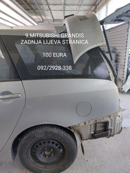 Mitsubishi grandis zadnja lijeva stranica - Hrvatski Leskovac, Zagreb