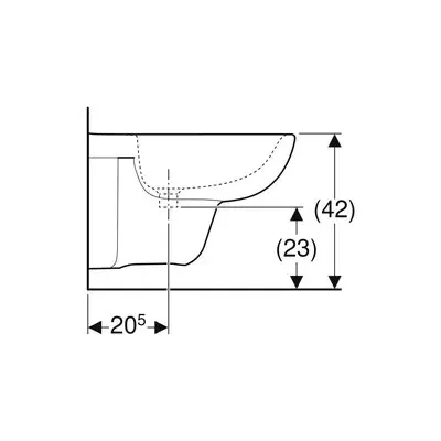 geberit selnova bide 500.264.01.1 - slika 3