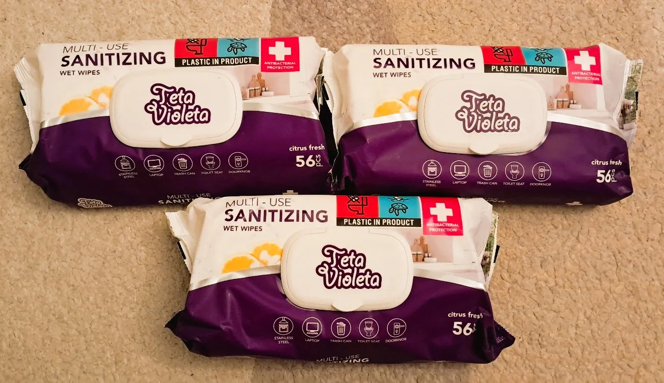 Teta Violeta višenamjenske maramice, limun, 56/1 (6 KOM.); ZG - Zagreb