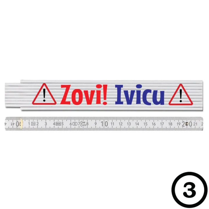 personalizirani plastični sklopivi metar - slika 3