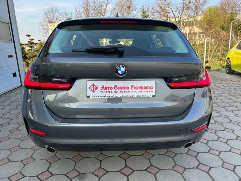 bmw 318d touring 2021.,automatik, reg:27.8.2026.,navi, grij sjed, acc - slika 6