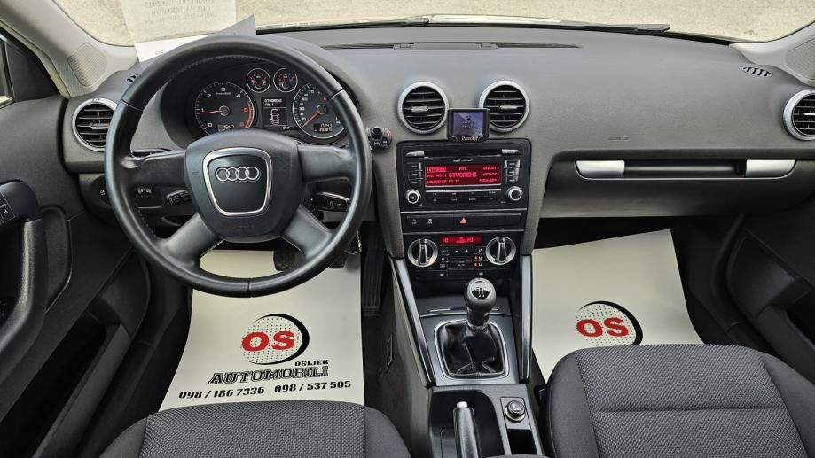 audi a3 sb 1,6 tdi,climatronic,tempomat,alu,abs,servo,reg.-9/2025 - slika 19