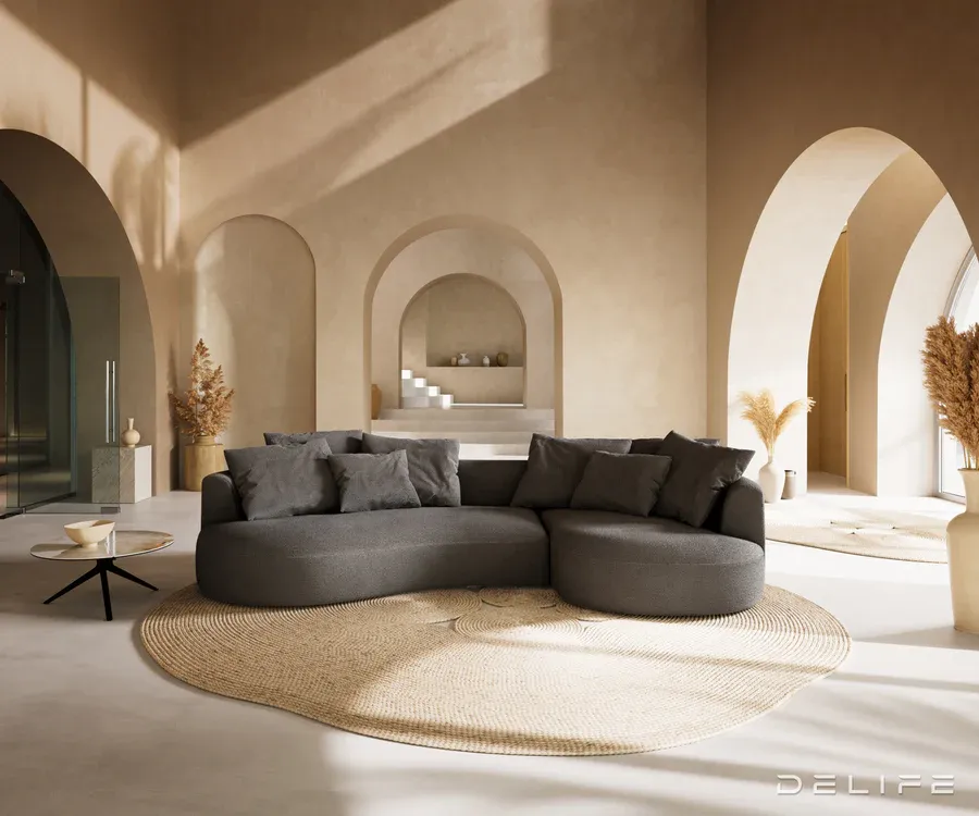 sofa edina 328x166cm, materijal: boucle - slika 2