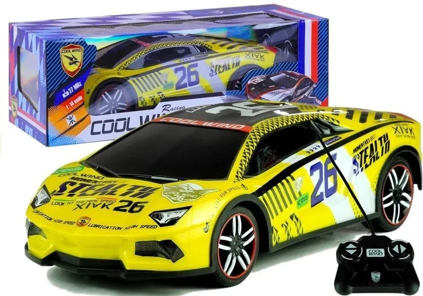 auto na daljinsko upravljanje sports - žuti - slika 7