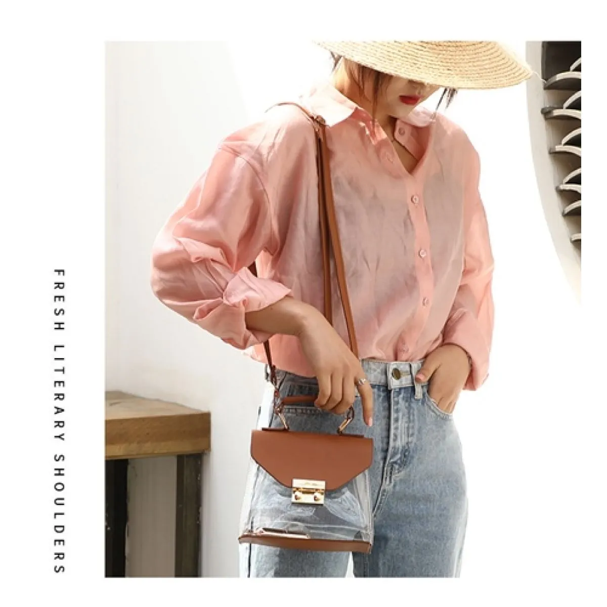 ženska torba - transparent bag - slika 11