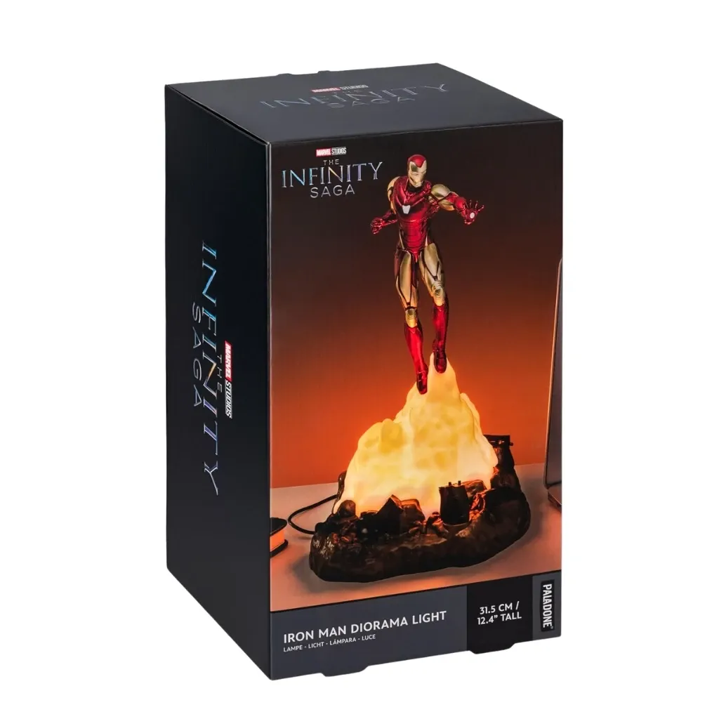 paladone iron man diorama light - slika 5