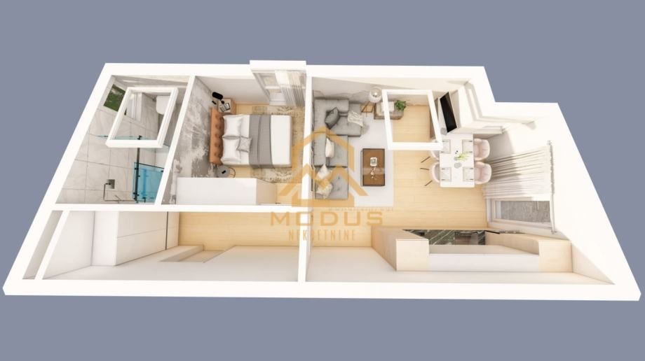 okrug gornji,/ komforan 1soban/ 54.00 m2, novogradnja (prodaja) - slika 8