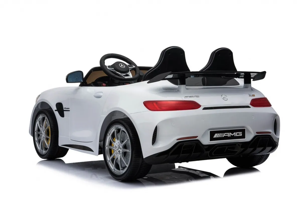 licencirani auto na akumultor mercedes benz gt r 4 x 4 – bijeli - slika 7