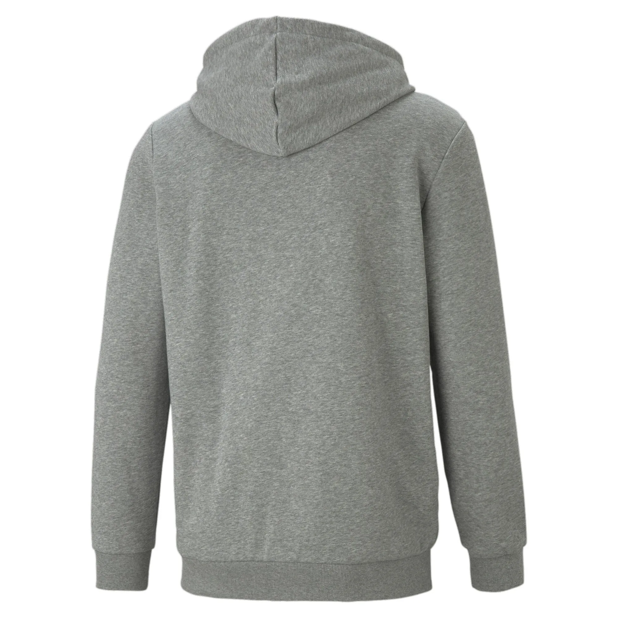 puma ess big logo -pulover s kapuljačom siva - slika 2