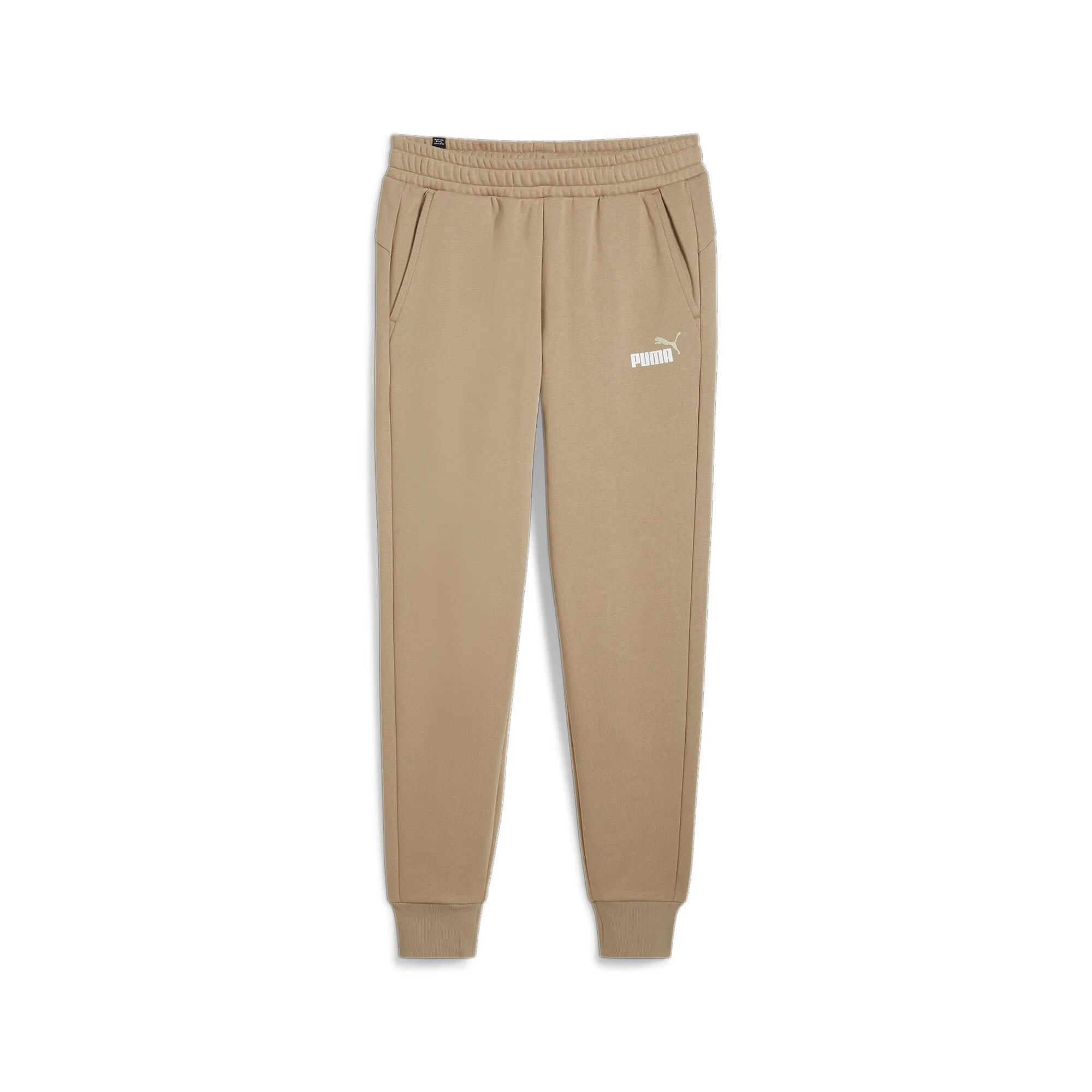 puma ess+2 pants beige - slika 1