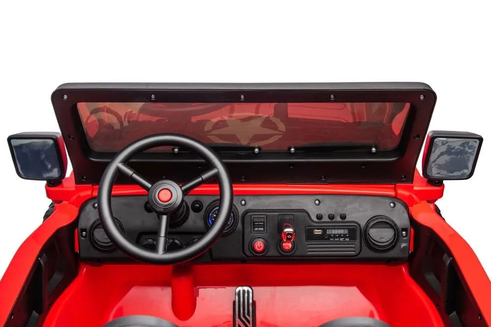 auto na akumulator jh-102 4x4 - crveni - slika 5