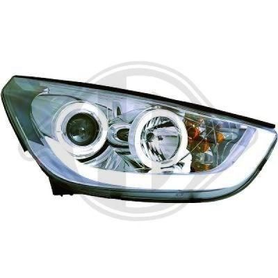 Farovi Za Hyundai Ix35 S Led Poz. - Crni Ili Krom- H7/h1 - Županja