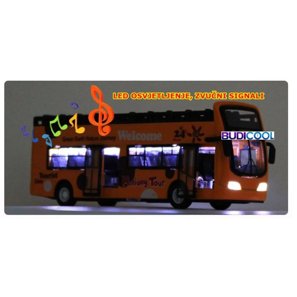 autobus igračka sa led osvjetljenjem i zvučnim efektima - slika 4