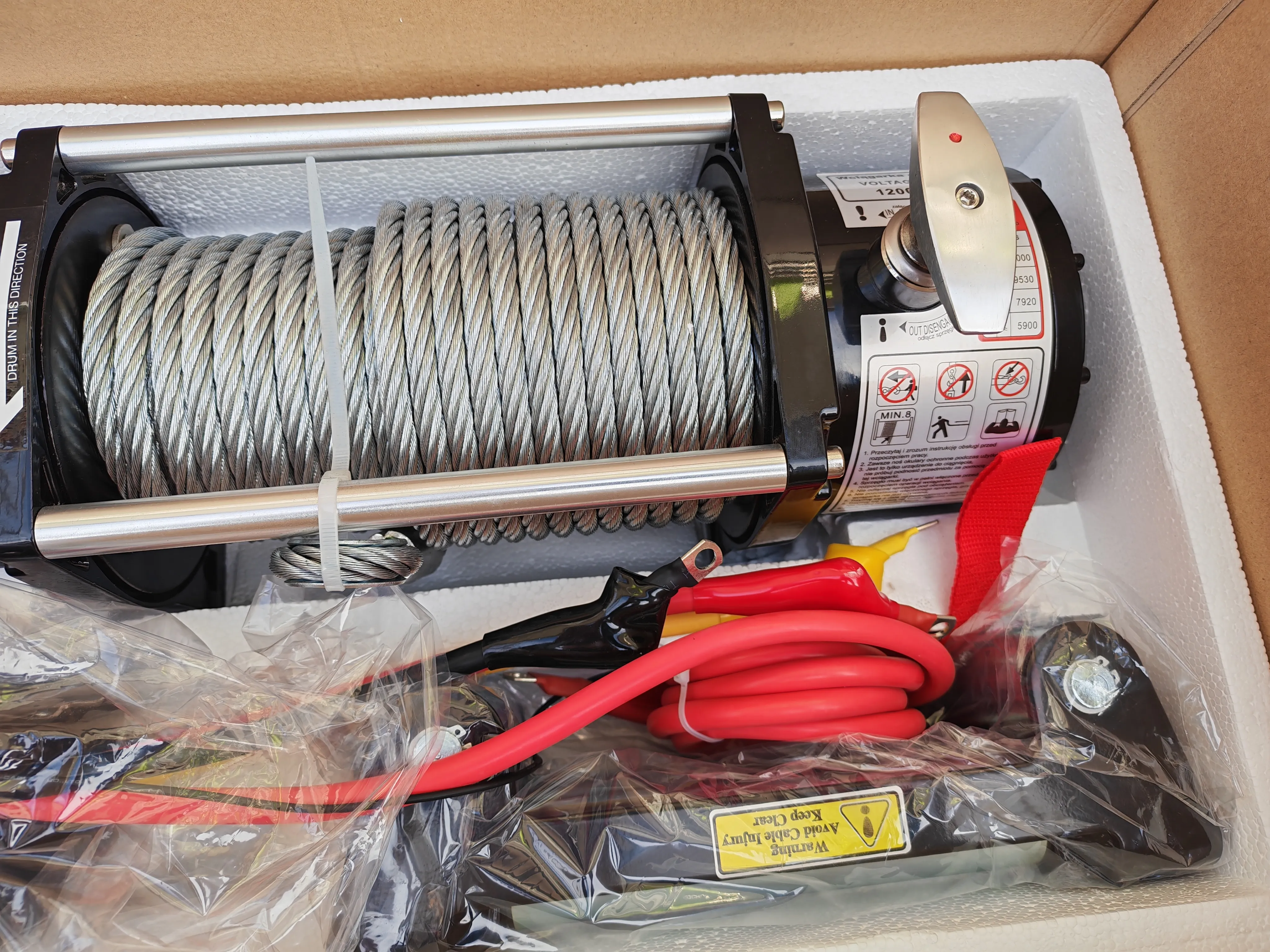 električno vitlo 12v 12000lb(5443 kg) novo račun garancija dostava !! - slika 16