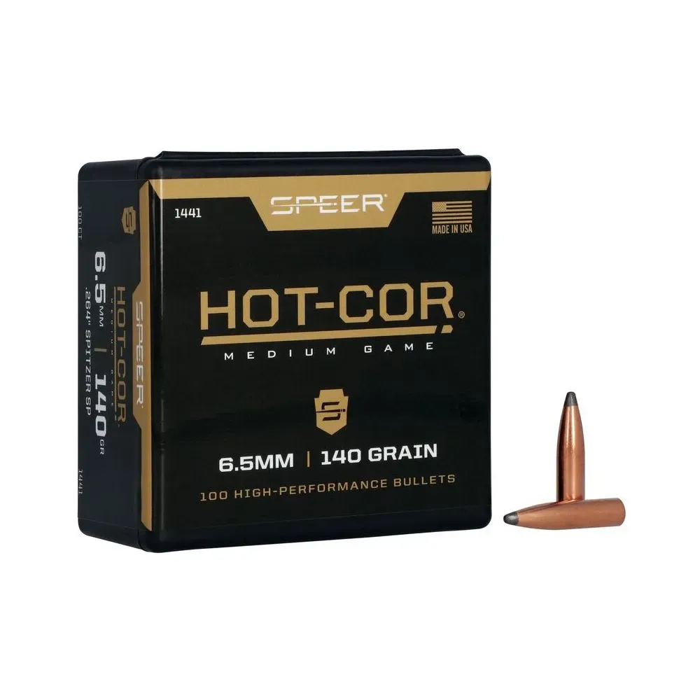Zrna SPEER 6,5 mm 140gr/9,1g HOT-COR - Poreč