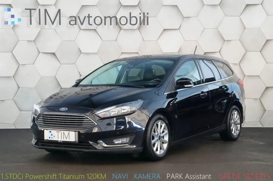 Ford Focus 1.5TDCi Powershift Titanium 120KM NAVI KAMERA - Rovte, Logatec