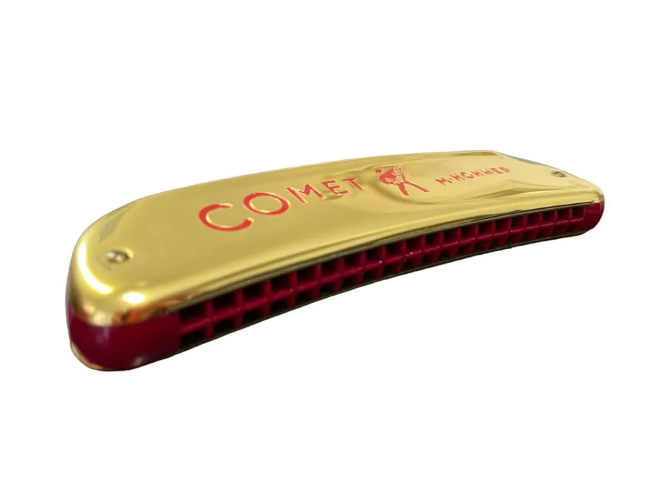 usna harmonika m. hohner comet nr. 2504/40 c / r1, rate! - slika 3
